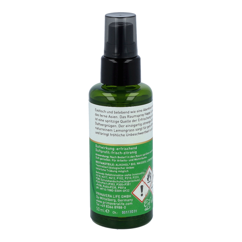 Primavera Happy Lemongrass Raumspray bio - 50ml