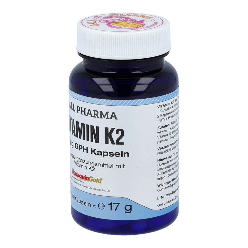 Vitamin K2 Kapseln 100mcg - 30 Stück