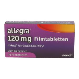 Sanofi ALLEGRA Filmtabletten 120mg - Antihistaminikum - 10 Stück