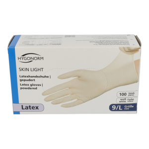 Untersuchungshandschuh Latex unsteril gepudert 100 Stk. Large - 100 Stück