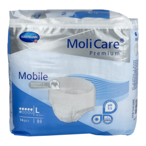 Inkontinenz Hartmann Molicare Mobile Light 14 Stk. Large 100-150 - 14 Stück