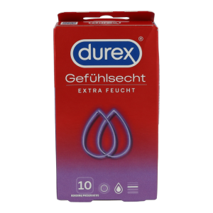 Durex Kondome Gefühlsecht extra feucht DUREX GEFUEHLSECHT EXTRA FEUCHT - 10 Stück
