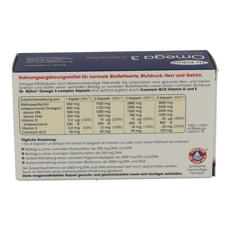 Dr. Böhm Omega 3 complex Kapseln 30 Stk. - 30 Stück