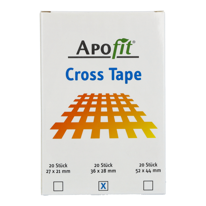 Cross Tape Strips 6 Stk. 3 x 4 - 4 mm - 6 Stück