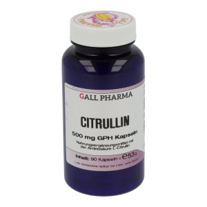 Citrullin 500mg Kapseln - 90 Stück