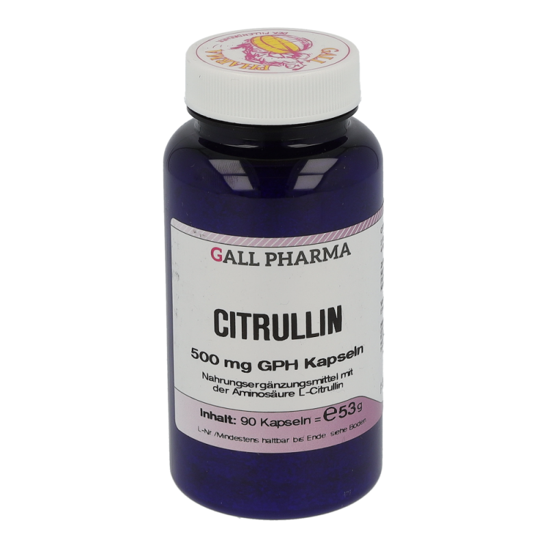 Citrullin 500mg Kapseln - 90 Stück
