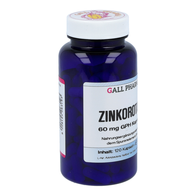 Gall Pharma Zinkorotat 60 mg Kapseln - 120 Stück