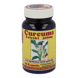 Curcuma Kapseln 500 mg Extrakt 60 Stk. - 60 Stück