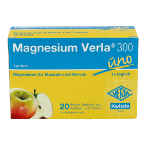 Magnesium Verla 300 Uno Granulat Apfel - 20 Beutel