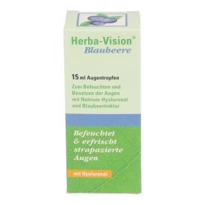 HERBA - VISION Blaubeer Augentropfen für Kontaktlinsen - 15ml