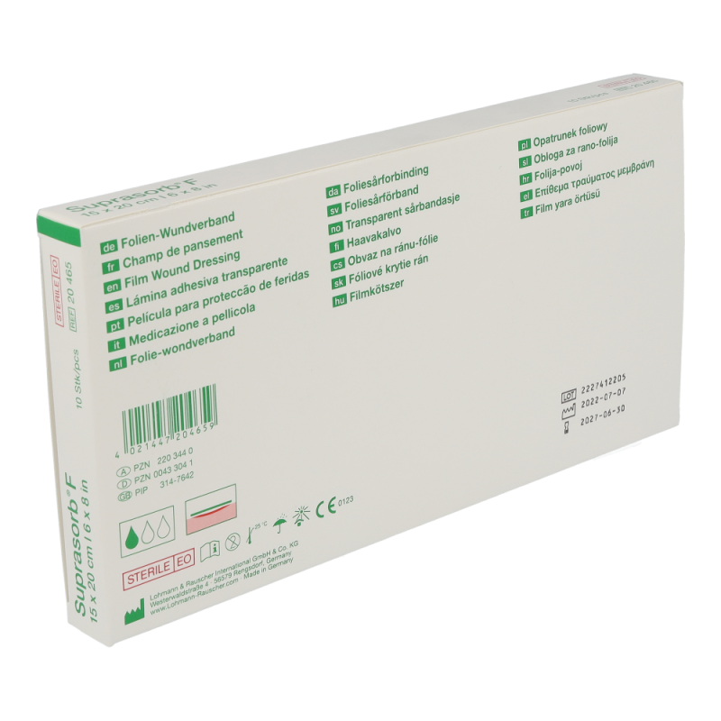Suprasorb F Folien-Wundverband 10 Stk. 15 x 20 cm - 10 Stück