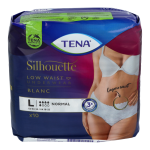 INK.TENA SILH.NORM BLANC L - 10 Stück