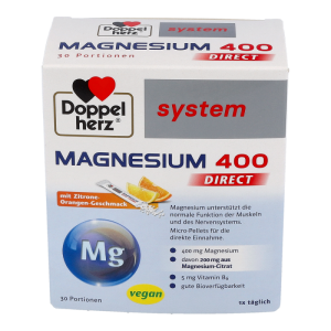 Doppelherz system Magnesium 400 Direct 30 Stk. - 30 Beutel