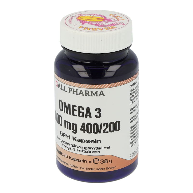Gall Pharma Omega 3 1000 mg 400/200 Kapseln 30 Stk. - 30 Stück