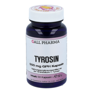 Tyrosin 500mg Kapseln - 50 Stück