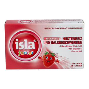isla Junior Pastillen zuckerfrei 20 Stk. Erdbeere - 20 Stück