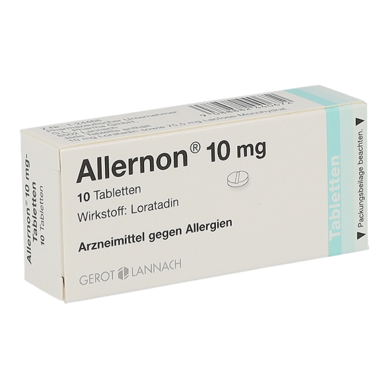 Gerot Lannacher ALLERNON Tabletten 10mg - Antihistaminikum - 10 Stück