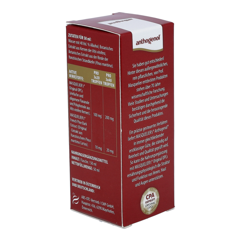 OPCs Original Masqueliers Anthogenol Tropfen 50 ml - 50ml
