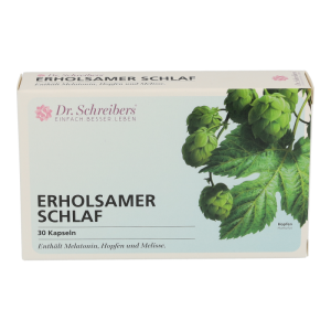 Dr. Schreibers ERHOLSAMER SCHLAF Kapseln für Frauen in der Lebensmitte - 30 Stück