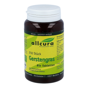 Allcura Bio Gerstengras Tabletten 400 mg 250 Stk. - 250 Stück