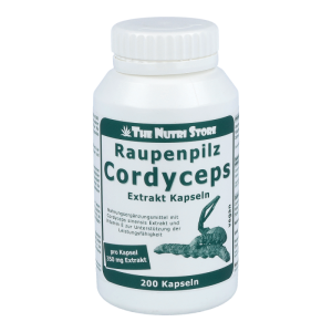 Raupenpilz Kapseln Extrakt Codyceps 200 Stk. - 200 Stück