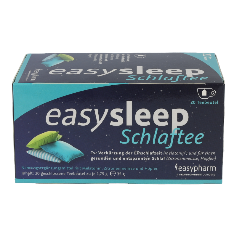 Easysleep SCHLAFTEE verkürzt durch Melatonin die Einschlafzeit - 20 Beutel - 20 Beutel