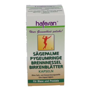 Hafesan Sägepalme + Pygeumrinde + Brennnessel + Birkenblätter Kapseln 60 Stk. - 60 Stück