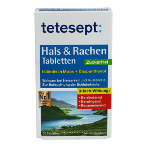 Tetesept Halstabletten Isländisch Moos 20 Stk. - 20 Stück