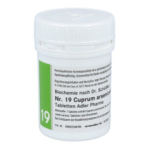 Adler Pharma Schüßler Nr. 19 Cuprum Arsenicum 100 g D 12 - 100g