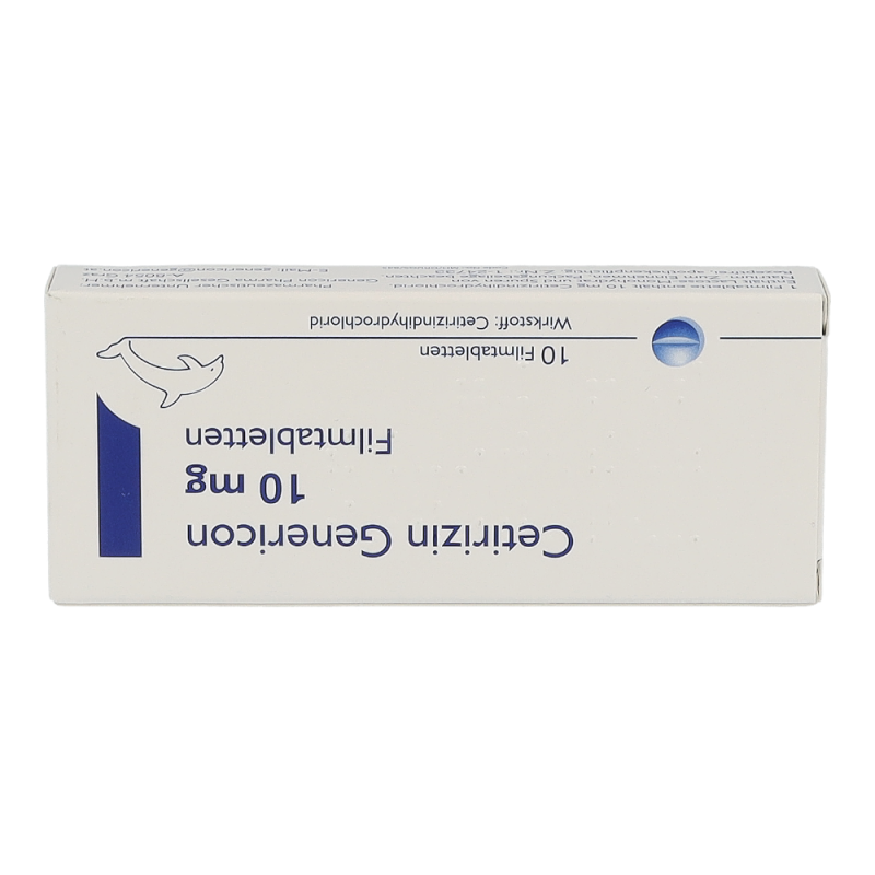 Genericon CETIRIZIN Filmtabletten 10mg - Antihistaminikum - 10 Stück