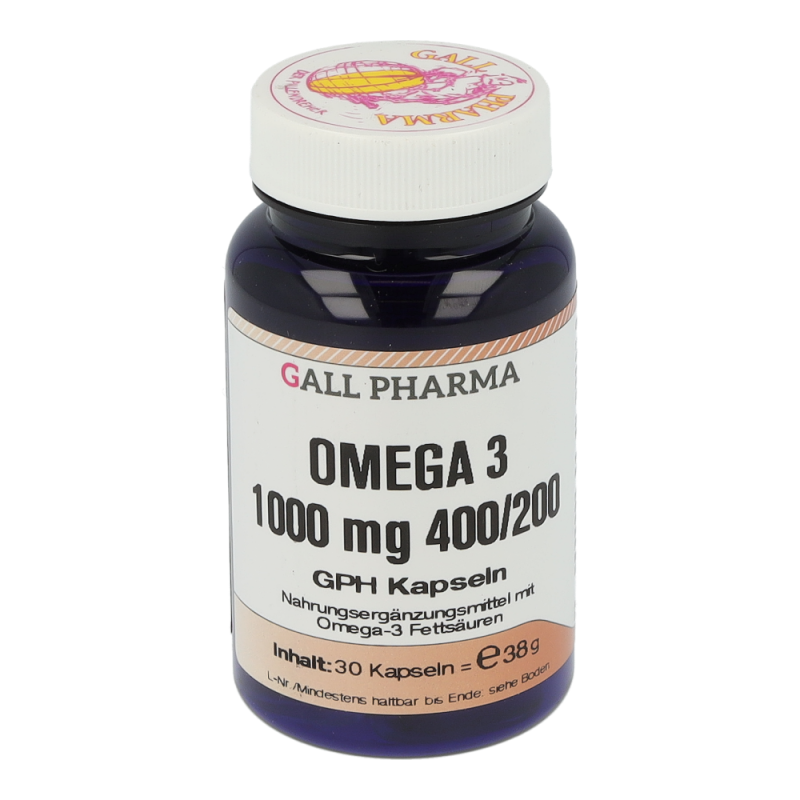 Gall Pharma Omega 3 1000 mg 400/200 Kapseln 30 Stk. - 30 Stück