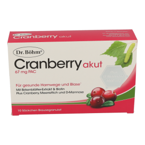 Dr. Böhm Cranberry akut Brausegranulat 10 Stk. - 10 Beutel