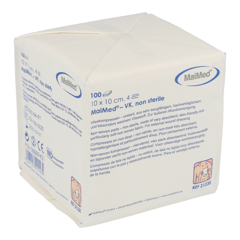 MaiMed Vlieskompressen unsteril 100 Stk. - 100 Stück