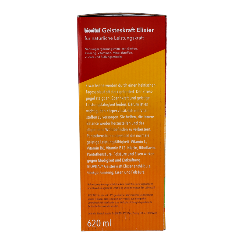 Biovital Geisteskraft-Elixier mit Alkohol 620 ml - 620ml