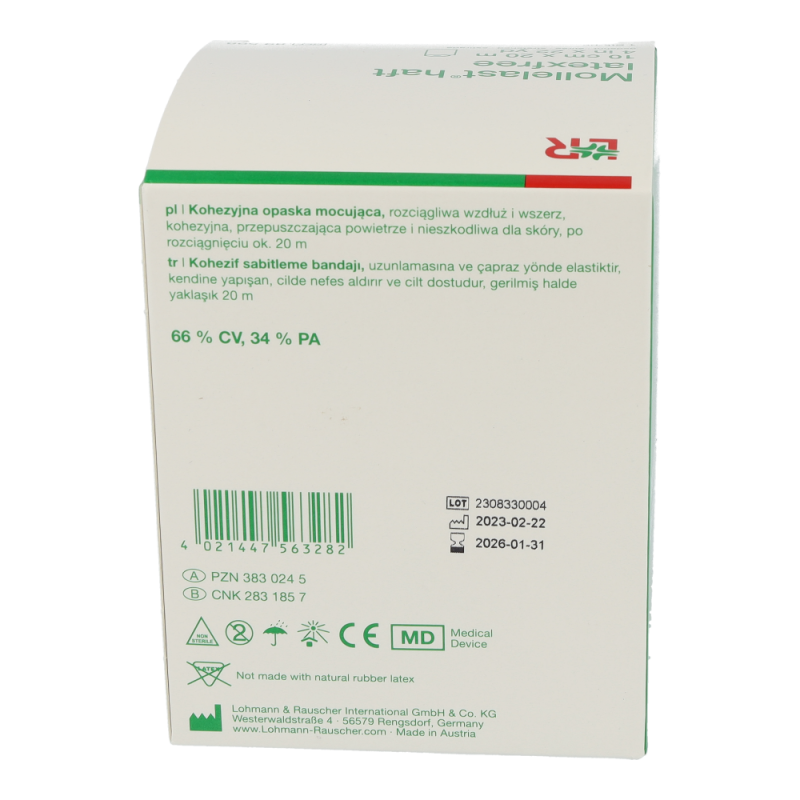 Mollelast Haft Weiß Latexfrei 20x10 1 Stk. - 1 Stück