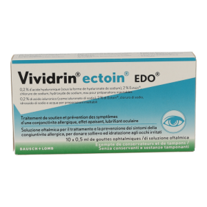 Vividrin Ectoin EDO Augentropfen in Einzeldosen - 10 Stk - 10 Stück