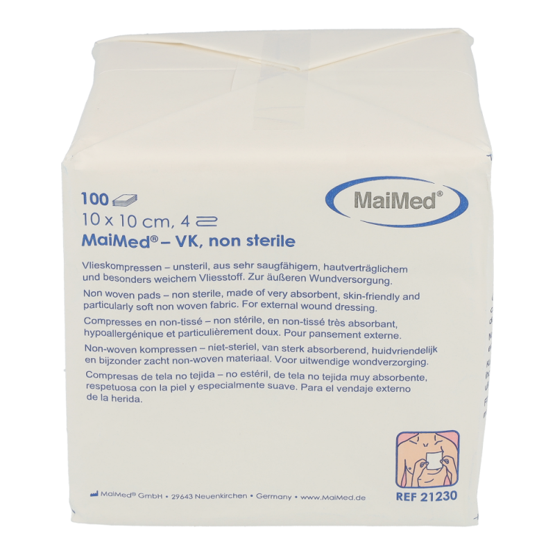 MaiMed Vlieskompressen unsteril 100 Stk. - 100 Stück