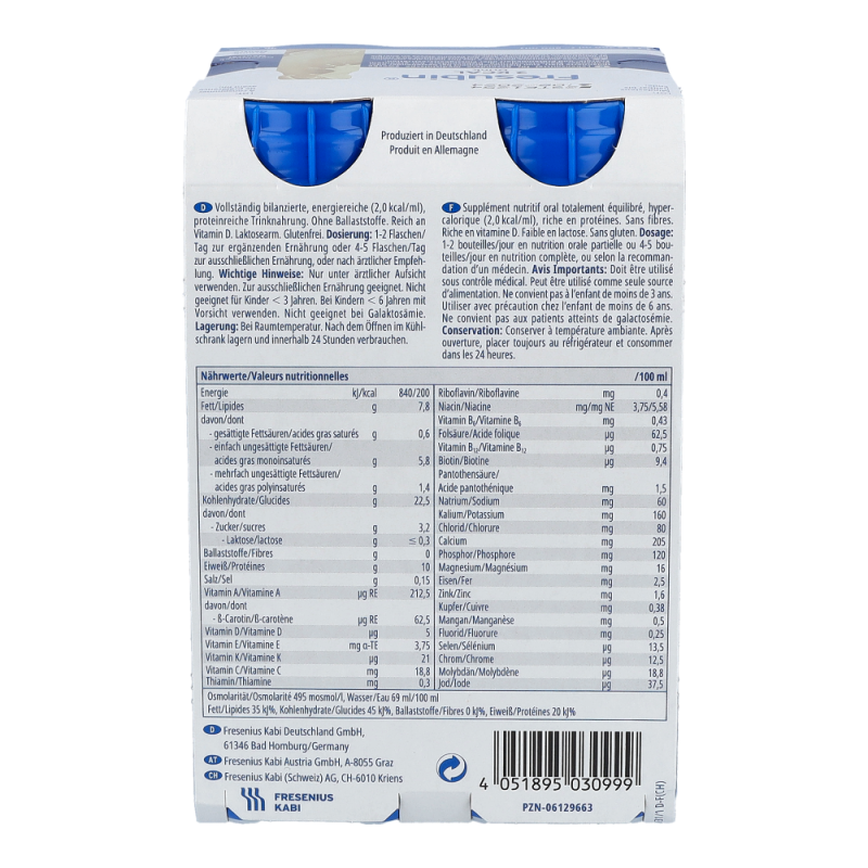 Fresubin 2 kcal DRINK 200 ml x 4 Stk. Neutral - 4 Stück