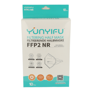 SCHUTZMSK FFP2 OV TUERKIS - 10 Stück