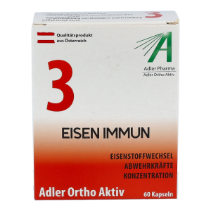 Adler Pharma Ortho Aktiv Eisen Immun Kapseln 60 Stk. - 60 Stück