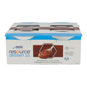 RESOURCE DES.125 2.0 SCHOKO - 4 Stück