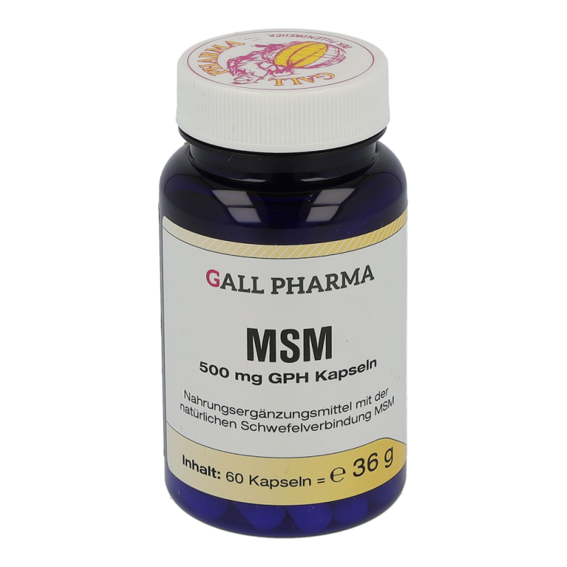MSM 500mg Kapseln - 60 Stück