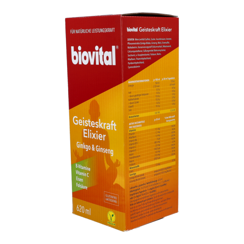 Biovital Geisteskraft-Elixier mit Alkohol 620 ml - 620ml