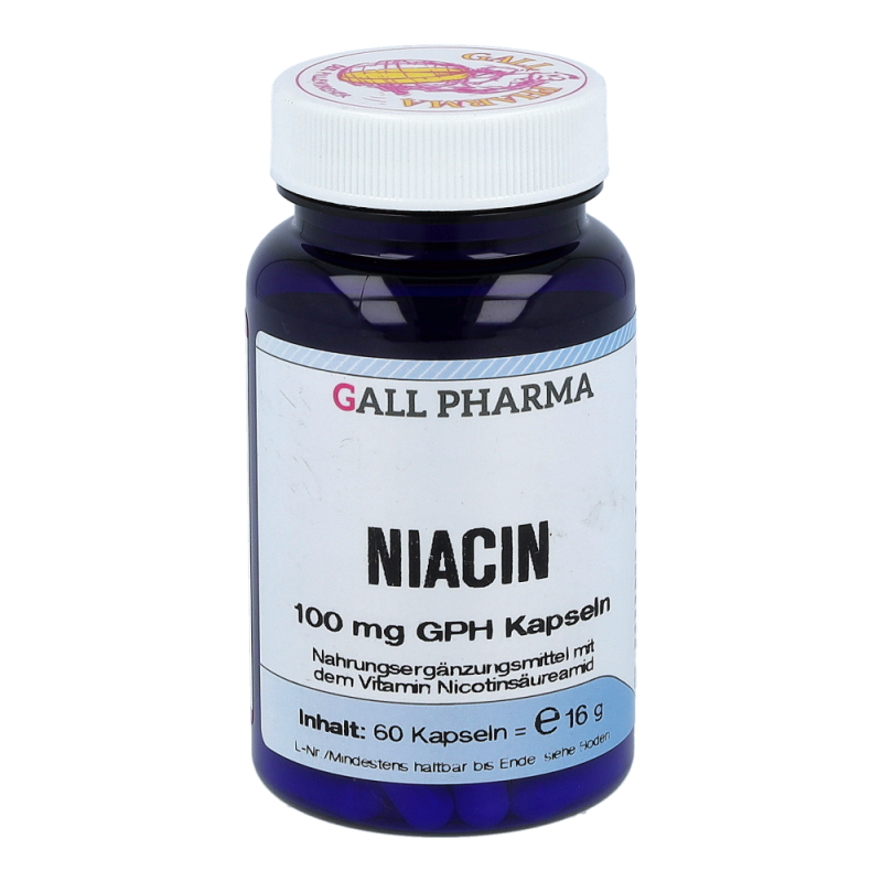 Niacin 100mg Kapseln - 60 Stück