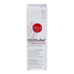 Oleovital Vitamin D3 + K2 Mundspray Kirschgeschmack - 20ml