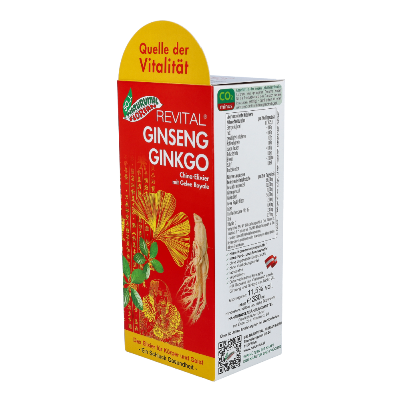 Revital Ginseng Ginkgo Elixier Bio 330 ml - 330ml