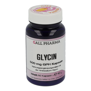 Glycin 500mg Kapseln - 60 Stück