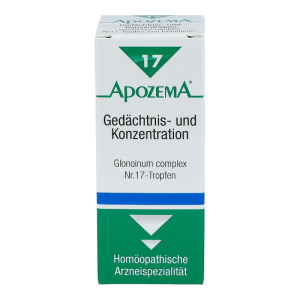 Apozema Tropfen Nr. 17 Gedächtnis und Konzentration 50 ml - 50ml