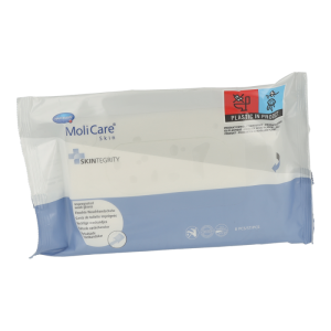 MOLICARE SKIN WASCHHDSCHUHE - 8 Stück