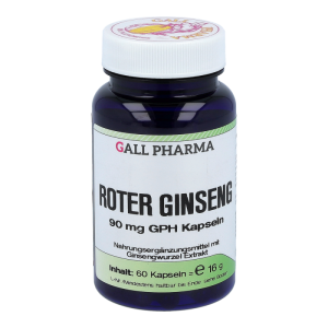 Roter Ginseng 90mg Kapseln - 60 Stück